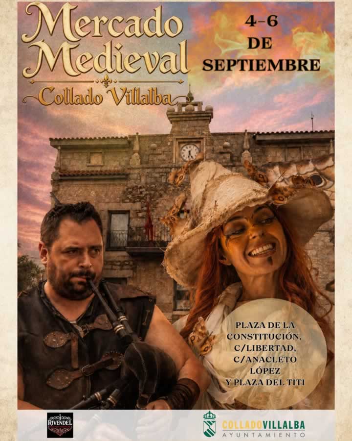 Cartel Mercado Medieval de Collado Villalba 2026