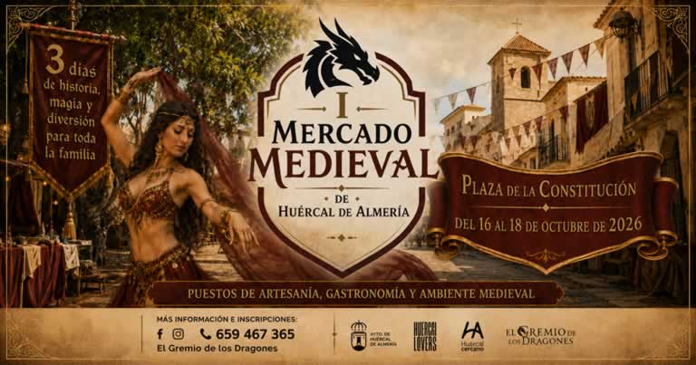 Mercado Medieval de Huércal de Almería 2026