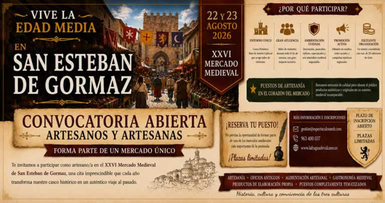 XXVI Mercado Medieval de San Esteban de Gormaz 2026 (Soria) 768