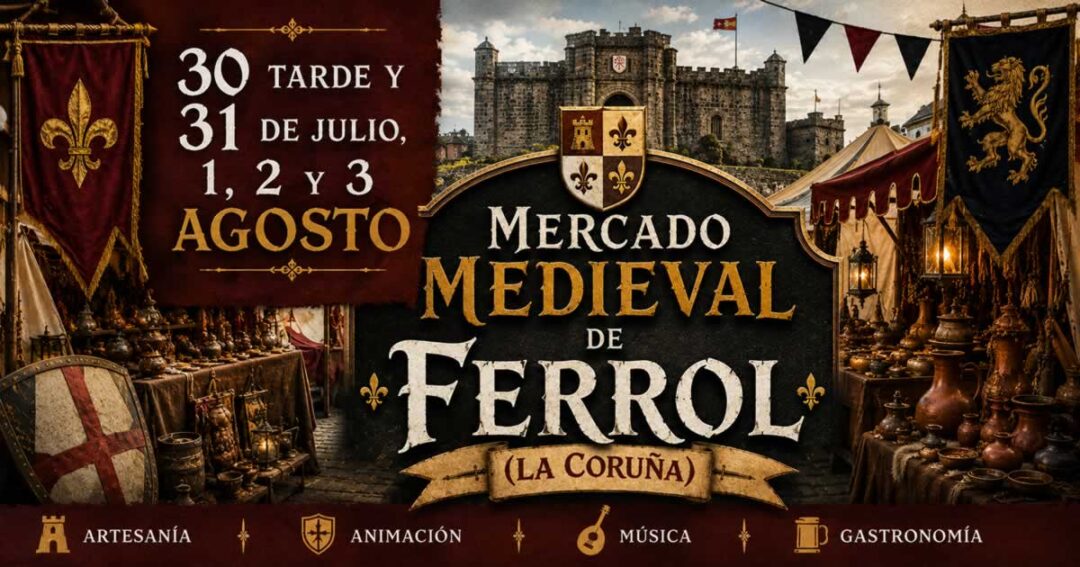 1200- Mercado Medieval de Ferrol 2026 (La Coruña)