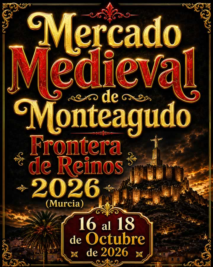 Mercado Medieval de Monteagudo – Frontera de Reinos 2026 (Murcia) 1 medieval monteagudo 2026 720