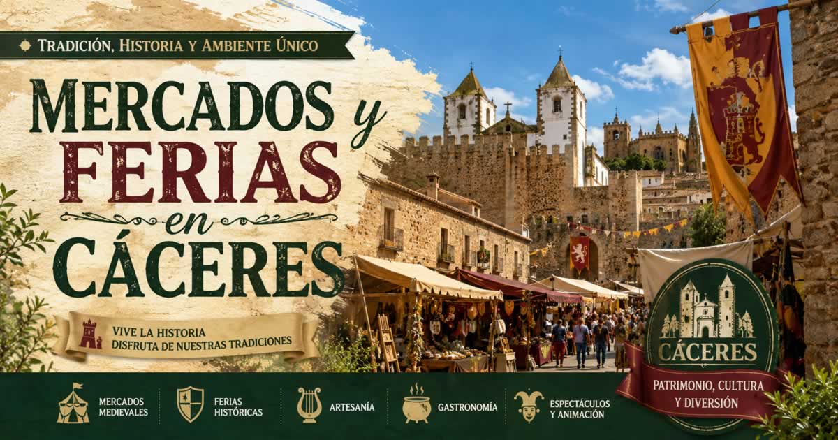 Medievales en Cáceres, Mercados y Ferias