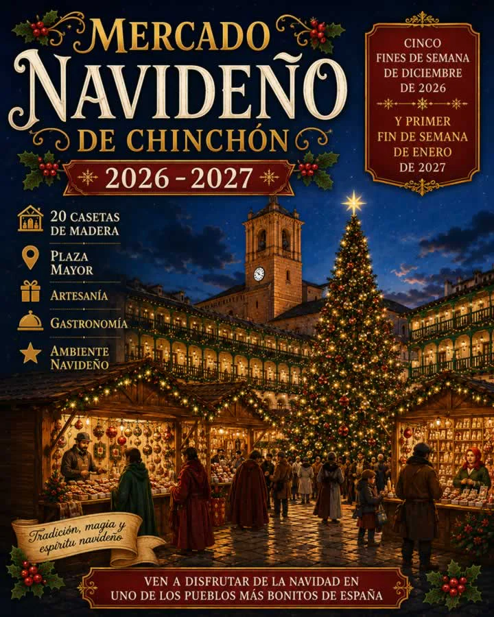 Imagen de referencia de Mercado Navideño de Chinchón 2026-2027 en Chinchón