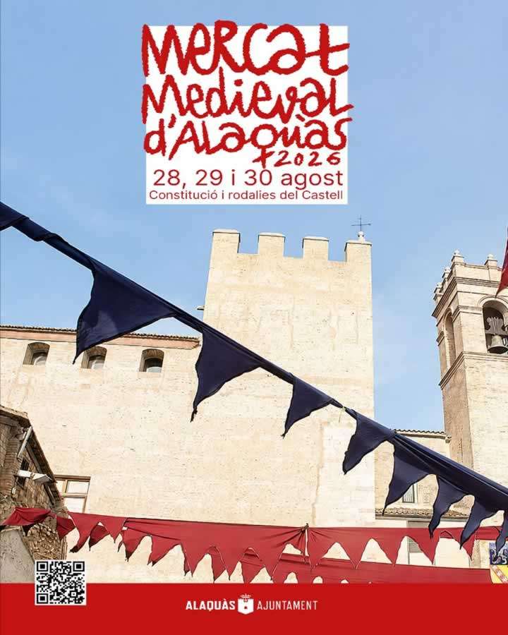 mercat-medieval-alaquas-2026-cartel Cartel Mercado Medieval de Alaquas 2026 (Valencia)