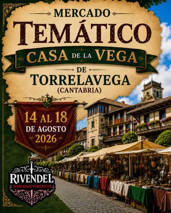 Mercado Temático Casa de la Vega de Torrelavega (Cantabria) 2026