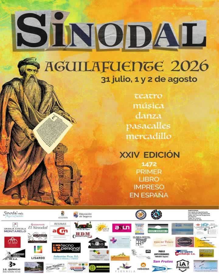 sinodal-agilafuente-cartel-2026 Sinodal de Águilafuente 2026