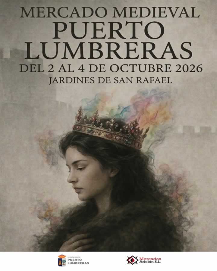 Cartel Mercado Medieval de Puerto Lumbreras 2026 en Murcia