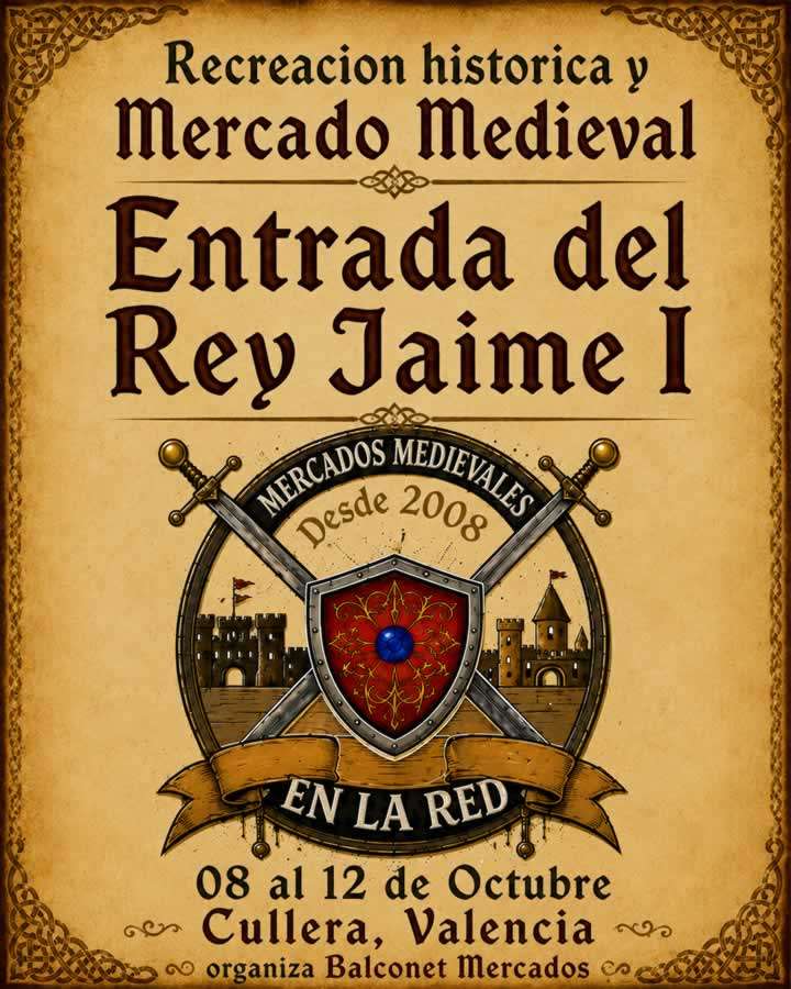 Entrada del Rey Jaime I en Cullera 2026