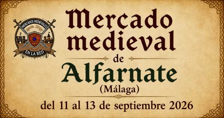 Convocatoria artesanos Mercado Medieval de Alfarnate 2026