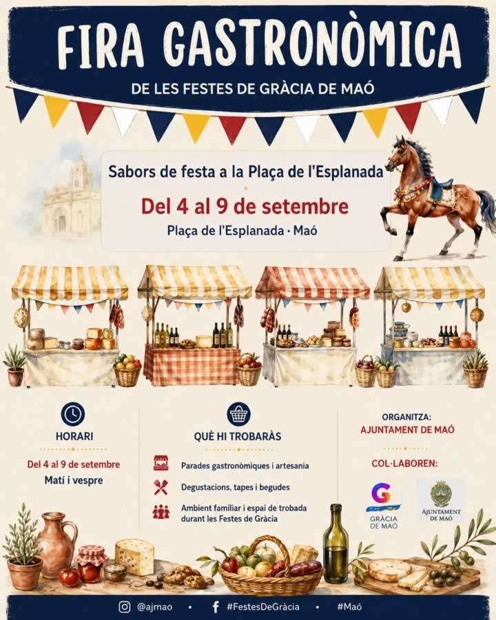 Feria Gastronómica Fiestas de Gracia de Maó