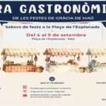 Convocatoria artesanos Feria Gastronómica Fiestas de Gracia de Maó