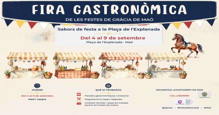 Convocatoria artesanos Feria Gastronómica Maó 2026 (Baleares)