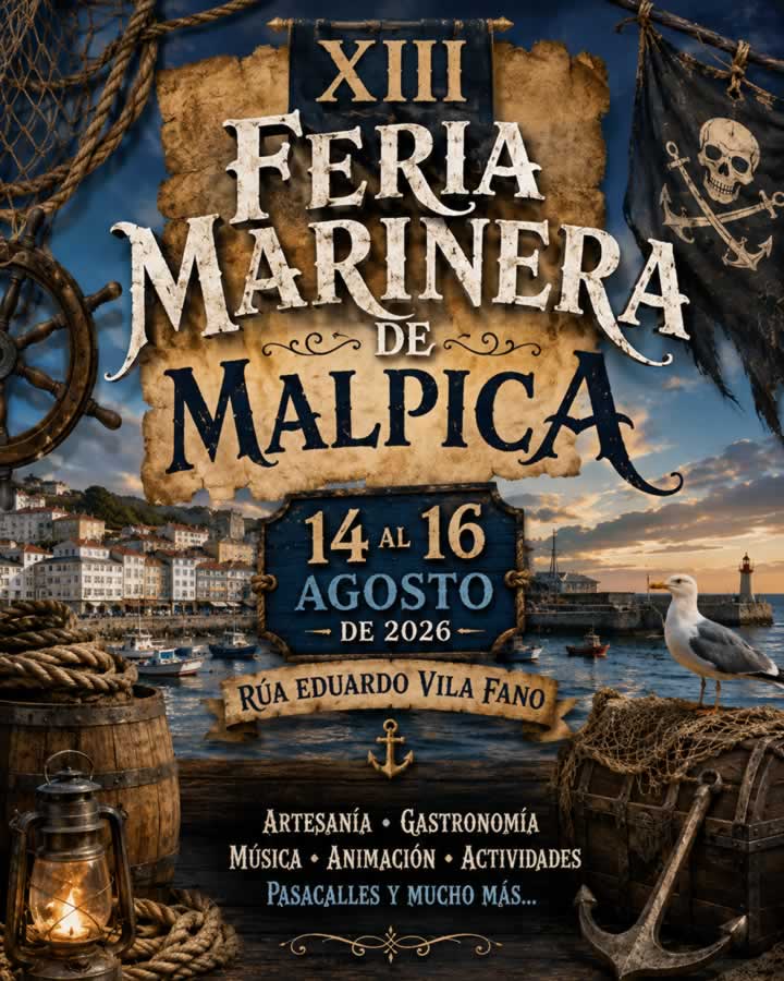 XIII Feria Marinera de Malpica 2026 4 XIII Feria Marinera de Malpica 2026