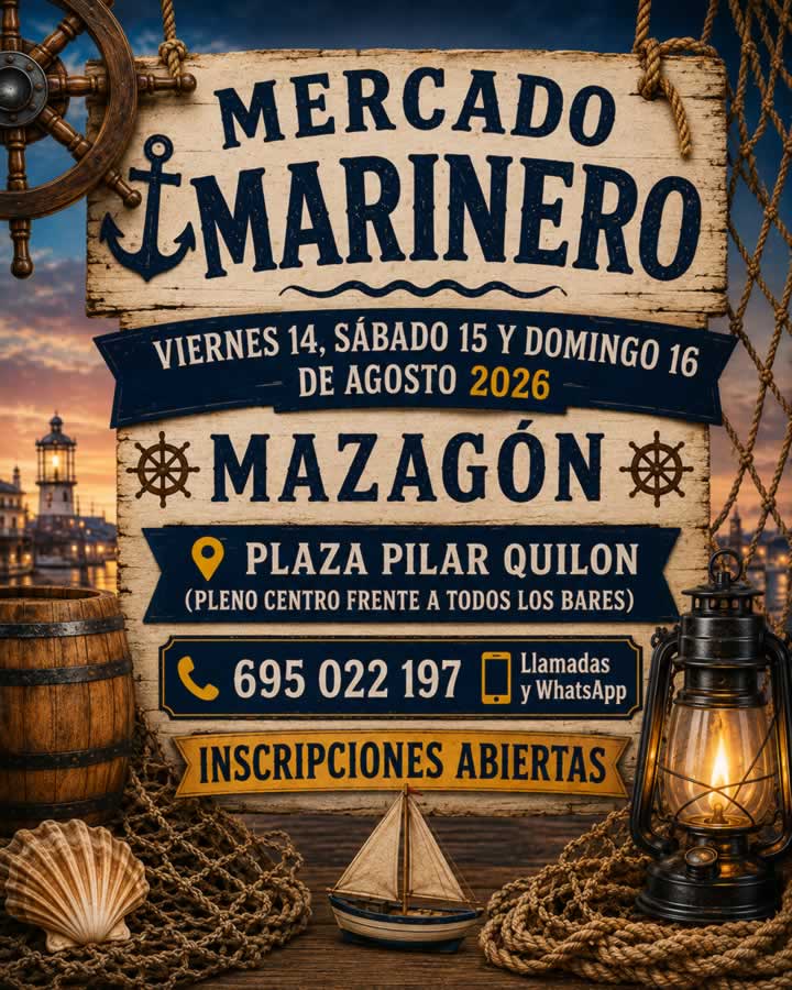 Mercado Marinero de Mazagón 2026 (Huelva) 4 Mercado Marinero de Mazagón 2026 (Huelva)