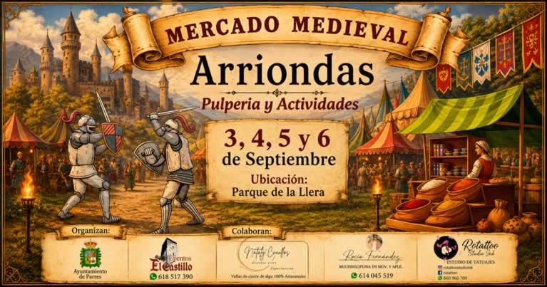 Mercado Medieval de Arriondas Asturias 2026