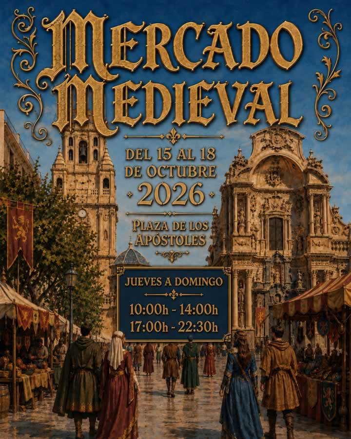 Mercado Medieval de Murcia Catedral 2026 1 Mercado Medieval de Murcia Catedral 2026