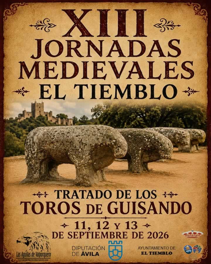 medievales-tiemblo-2026-cartel Mercado Medieval de El Tiemblo 2026: 11, 12 y 13 de septiembre
