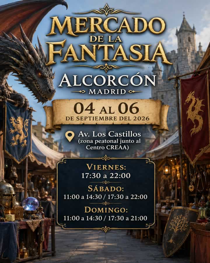 Mercado de la Fantasía de Alcorcón 2026 (Madrid) 1 Mercado de la Fantasía de Alcorcón 2026