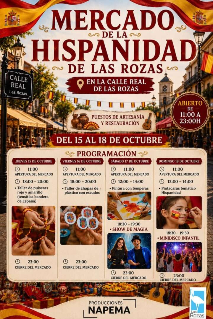 Mercado de la Hispanidad de Las Rozas 2026 - Abierta la convocatoria