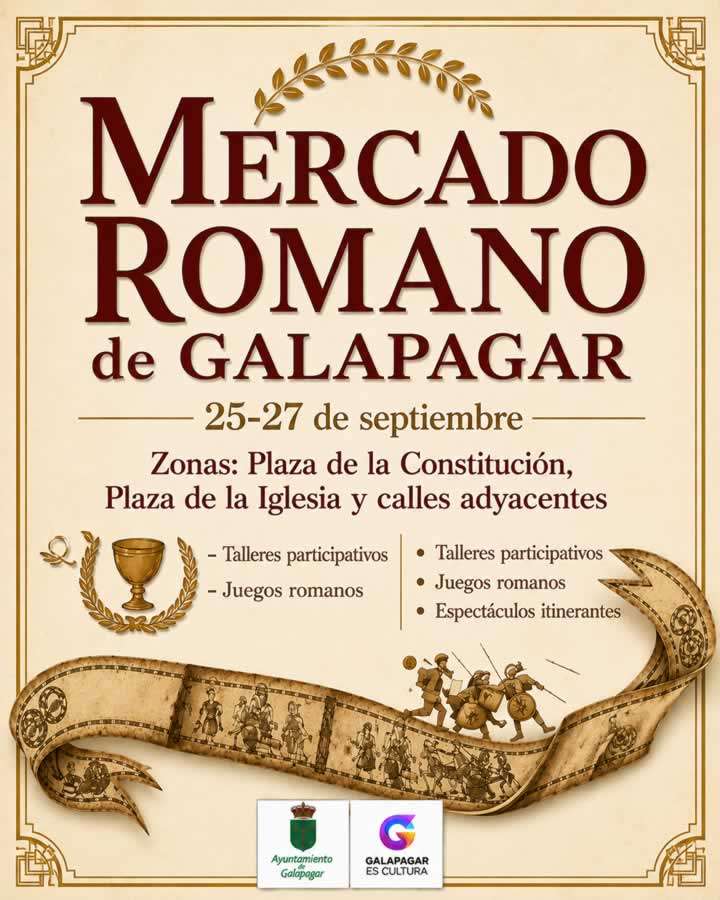 Convocatoria artesanos III Mercado Romano de Galapagar 2026