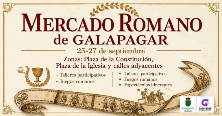 Convocatoria artesanos III Edición del Mercado Romano de Galapagar 2026
