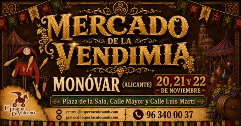 Mercado de la Vendimia de Monóvar Alicante 2026