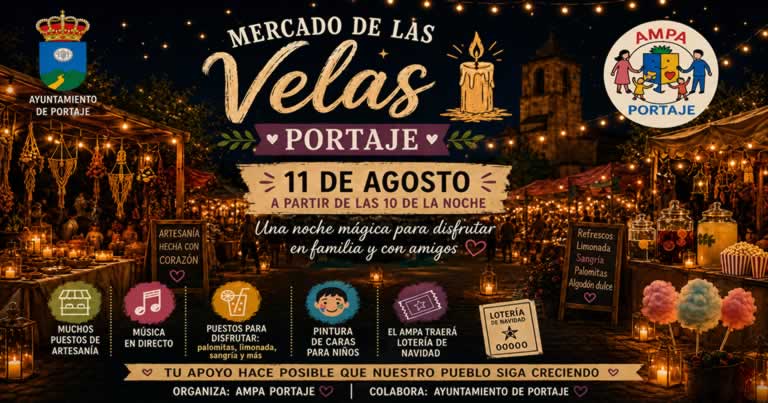 I Mercado de las Velas de Portaje (Cáceres) 2026