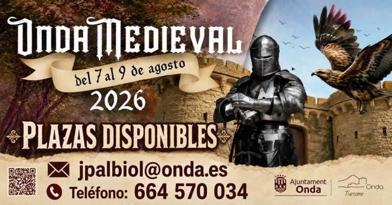 Onda Medieval 2026 (Castellón) 6 onda medieval cartel 2026 768
