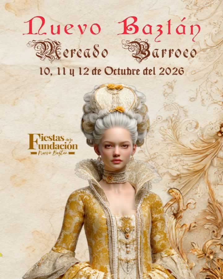 Cartel Mercado Barroco de Nuevo Baztán 2026 | 10 al 12 de octubre
