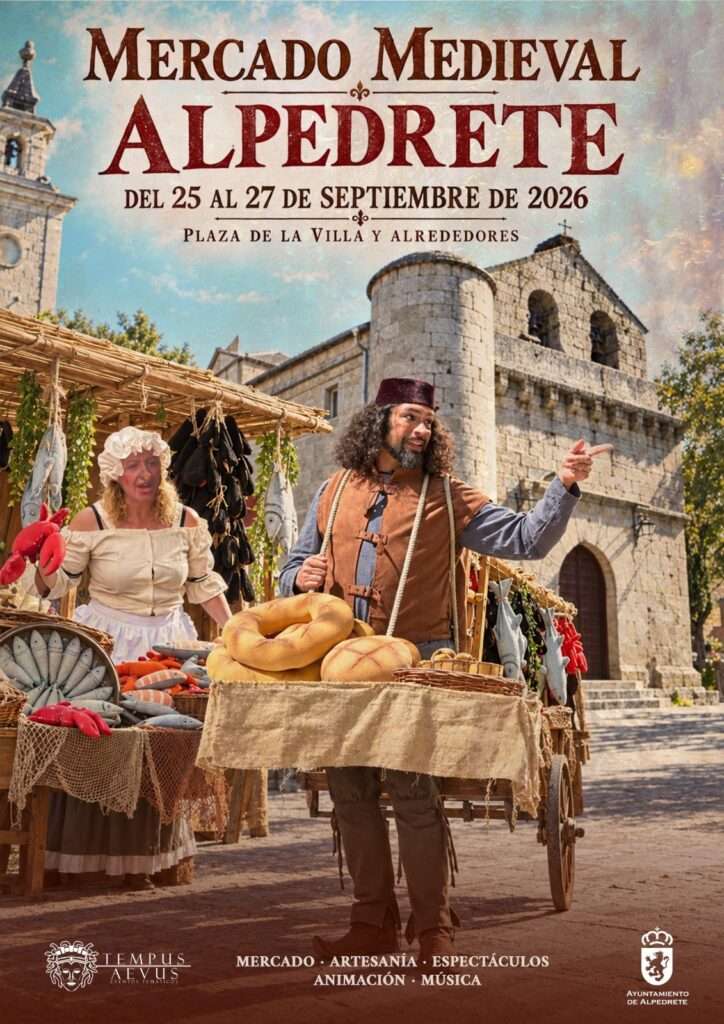 cartel Mercado Medieval Alpedrete 2026