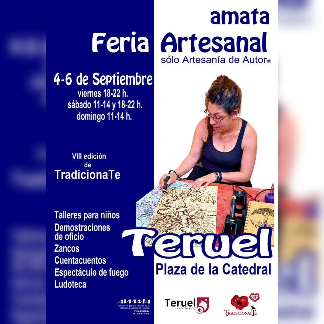 Programa de la Feria de Artesanía de Autor® de Teruel 2026: TradiciónaTe