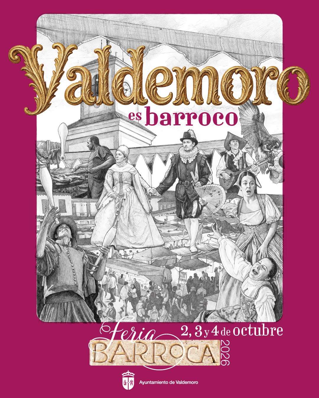 feria-barroca-valdemoro-2026-cartel-oficial Feria Barroca de Valdemoro 2026, mercado histórico del 2 al 4 de octubre