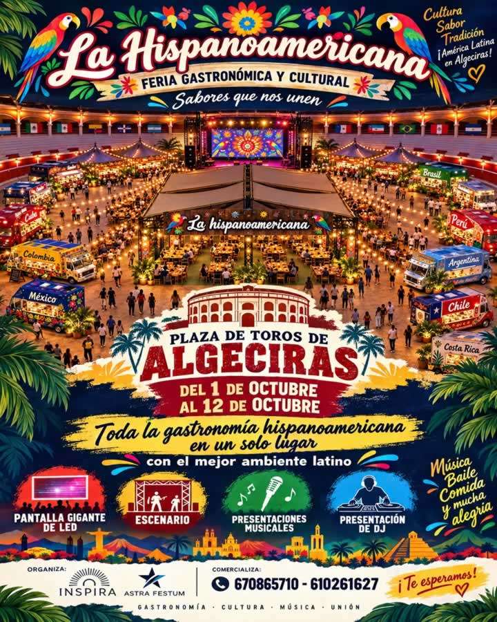 La Hispanoamericana Feria Gastronómica y Cultural de Algeciras 2026
