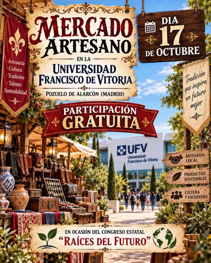 Mercado Artesano Universidad Francisco de Vitoria 2026 - Madrid