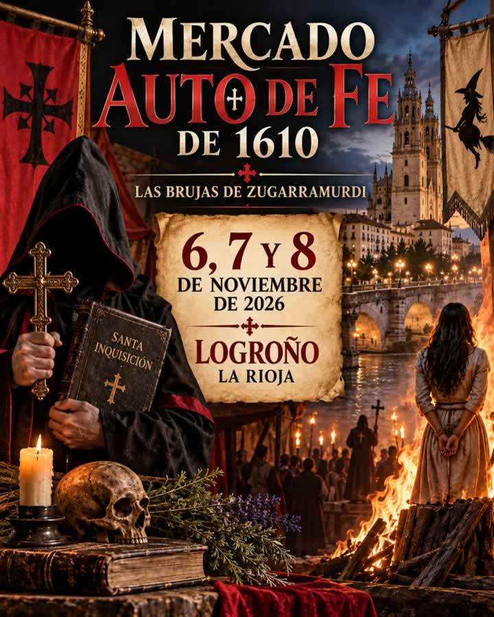 Mercado Auto de Fe de 1610 Las Brujas de Zugarramurdi Logroño 2026