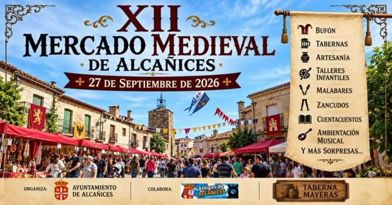 XII Mercado Medieval de Alcañices 2026: convocatoria para artesanos