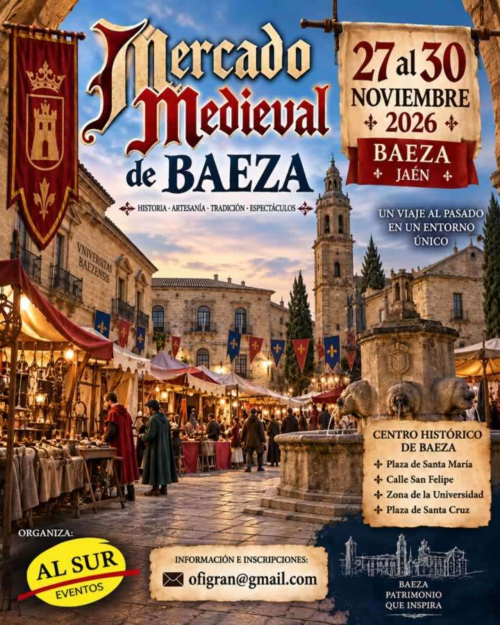Mercado Medieval de Baeza 2026 | 27 al 30 de noviembre