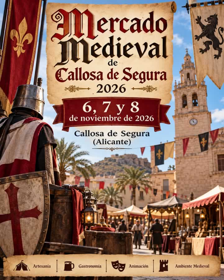 Cartel Mercado Medieval de Callosa de Segura 2026