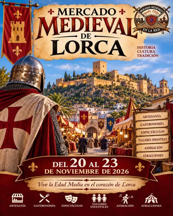 Mercado Medieval de Lorca 2026 (Murcia)