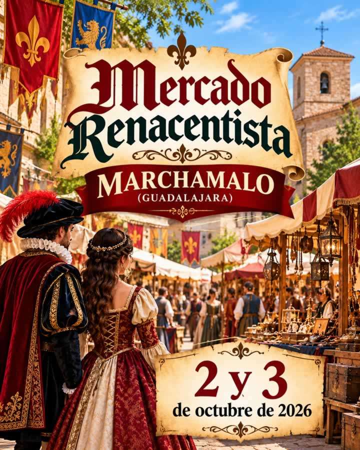 720- Mercado Renacentista de Marchamalo 2026 en Guadalajara