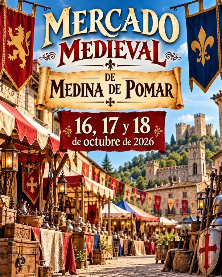 Mercado Medieval de Medina de Pomar 2026 - Burgos