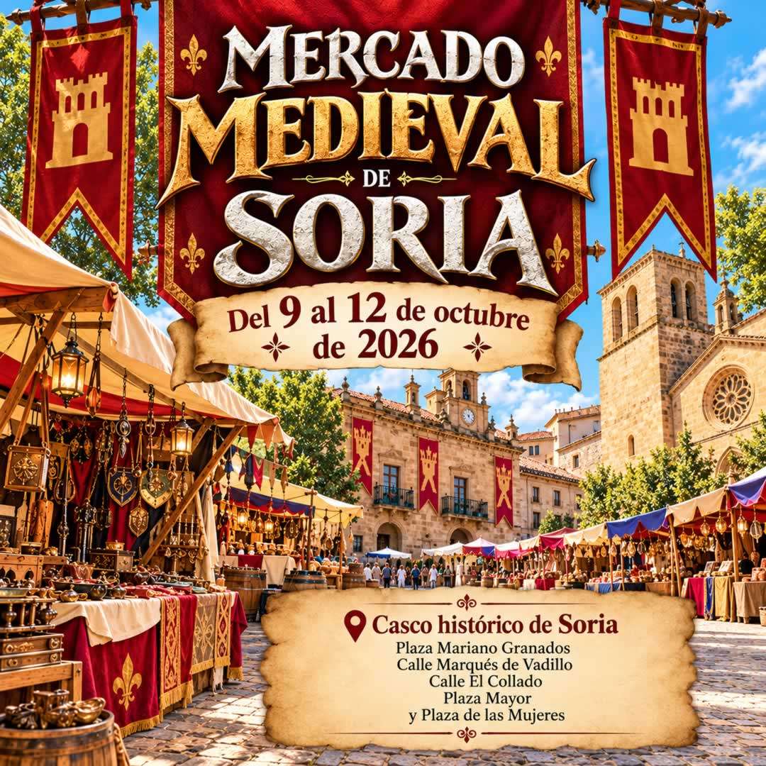 Mercado Medieval de Soria 2026 | 9 al 12 de octubre