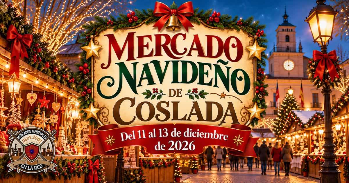 mercado-navidad-coslada-2026-1200 Cartel del Mercado Navideño de Coslada del 11 al 13 de diciembre de 2026