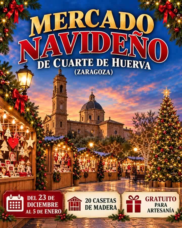 Mercado Navideño de Cuarte de Huerva Zaragoza 2026-2027