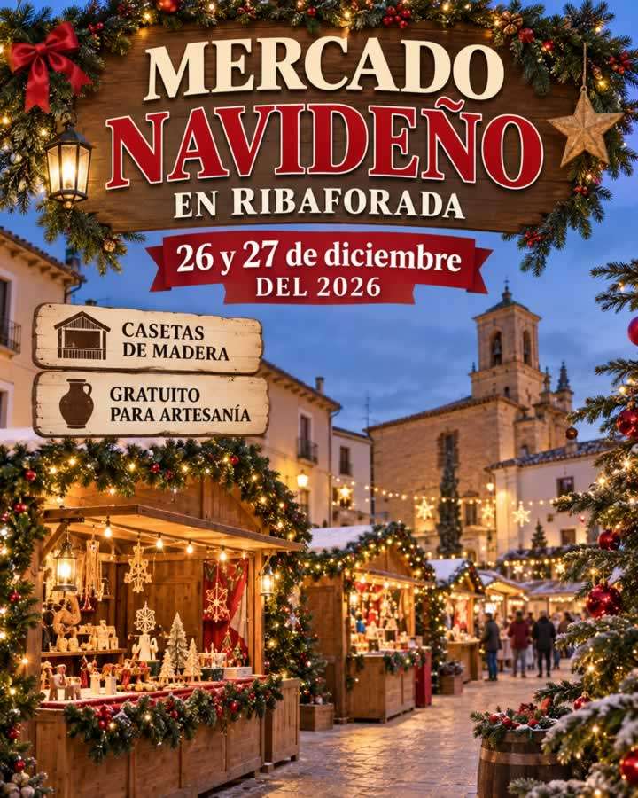 Mercado Navideño de Ribaforada 2026 Navarra