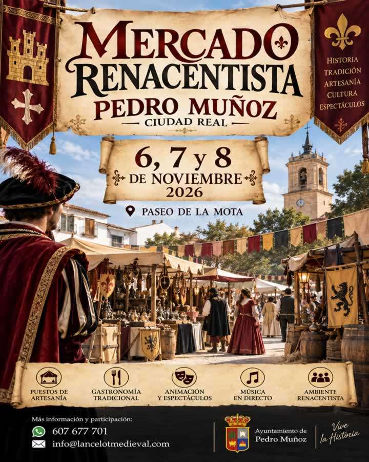Mercado Renacentista de Pedro Muñoz 2026