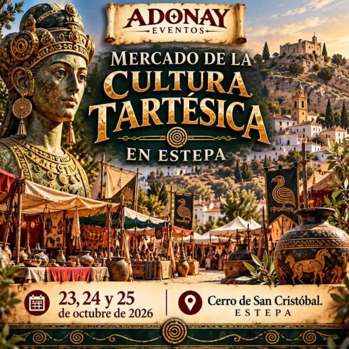 Mercado de la Cultura Tartésica en Estepa 2026, del 23 al 25 de octubre en el Cerro de San Cristóbal