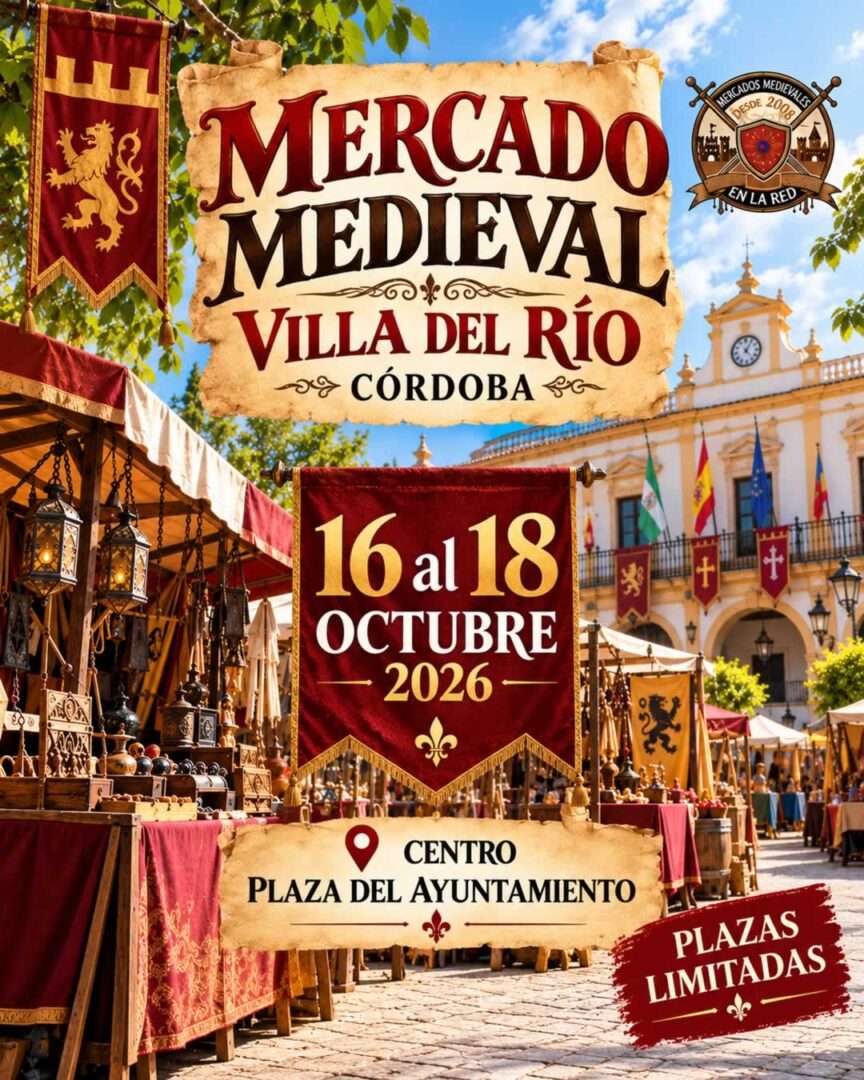Cartel del Mercado Medieval de Villa del Río 2026