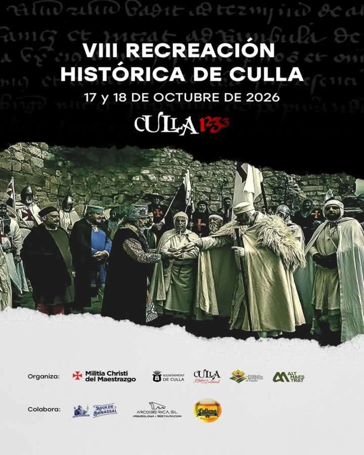 Recreación Medieval Culla 1233 2026 – 17 y 18 de octubre