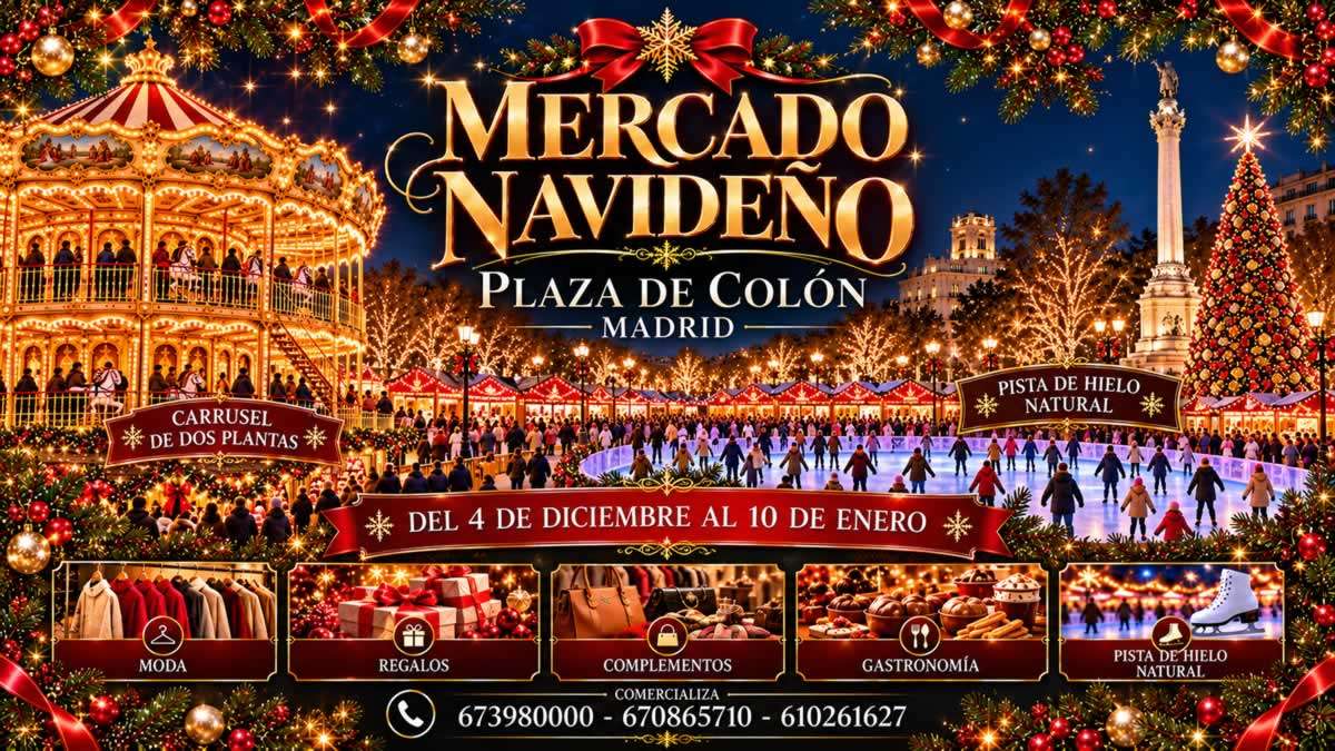Mercado Navideño de la Plaza de Colón 2026-2027 (Madrid)
